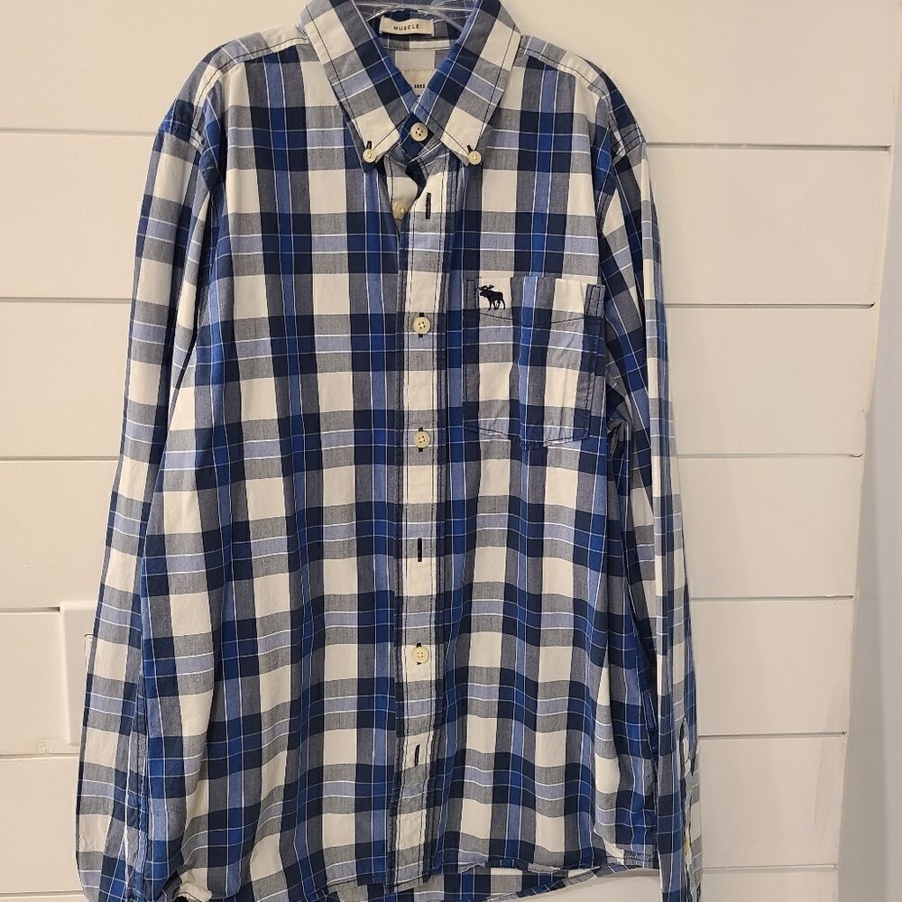 Abercrombie and Fitch long sleeve button down shirt